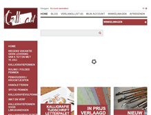 Tablet Screenshot of kalligrafie.com